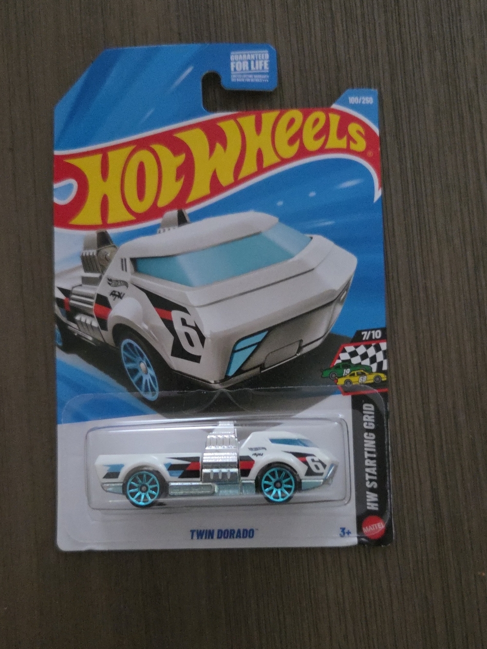 Twin Dorado White Hot Wheels Die-Cast Toy Car